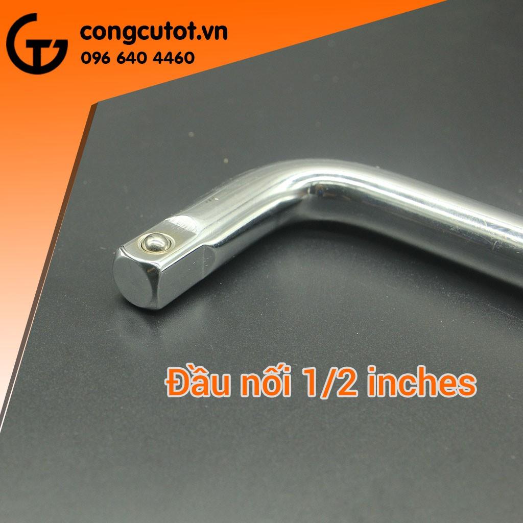 Tay vặn, cần vặn đầu tuýp, đầu khẩu chữ L 1/2" 300mm/12" C-MART F0032-12