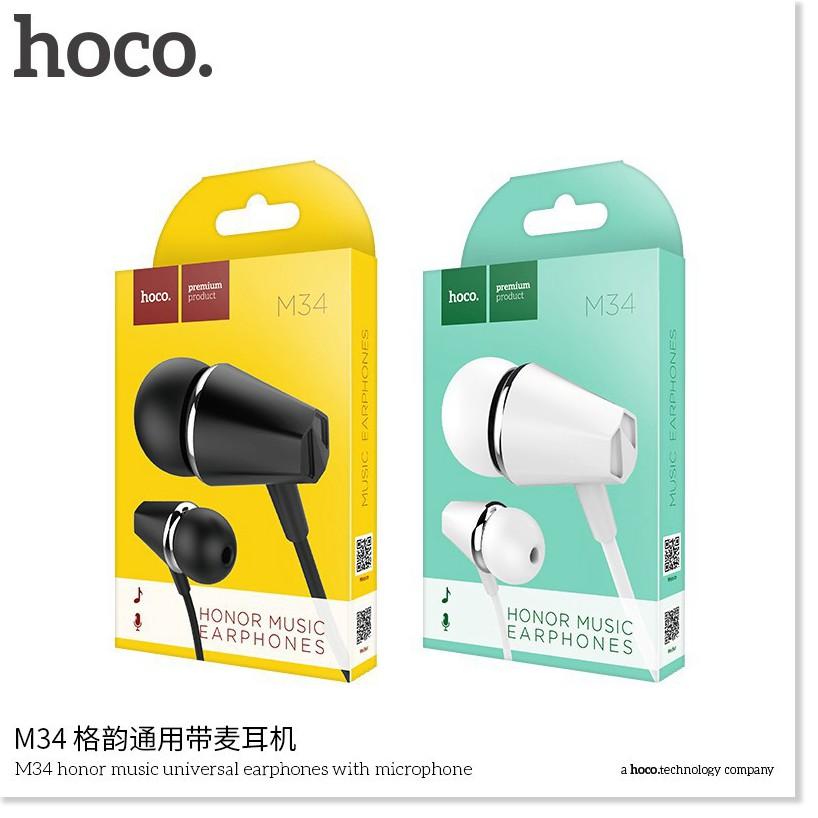 TAI NGHE HOCO M34 CÓ NÚM ĐỆM CAO SU