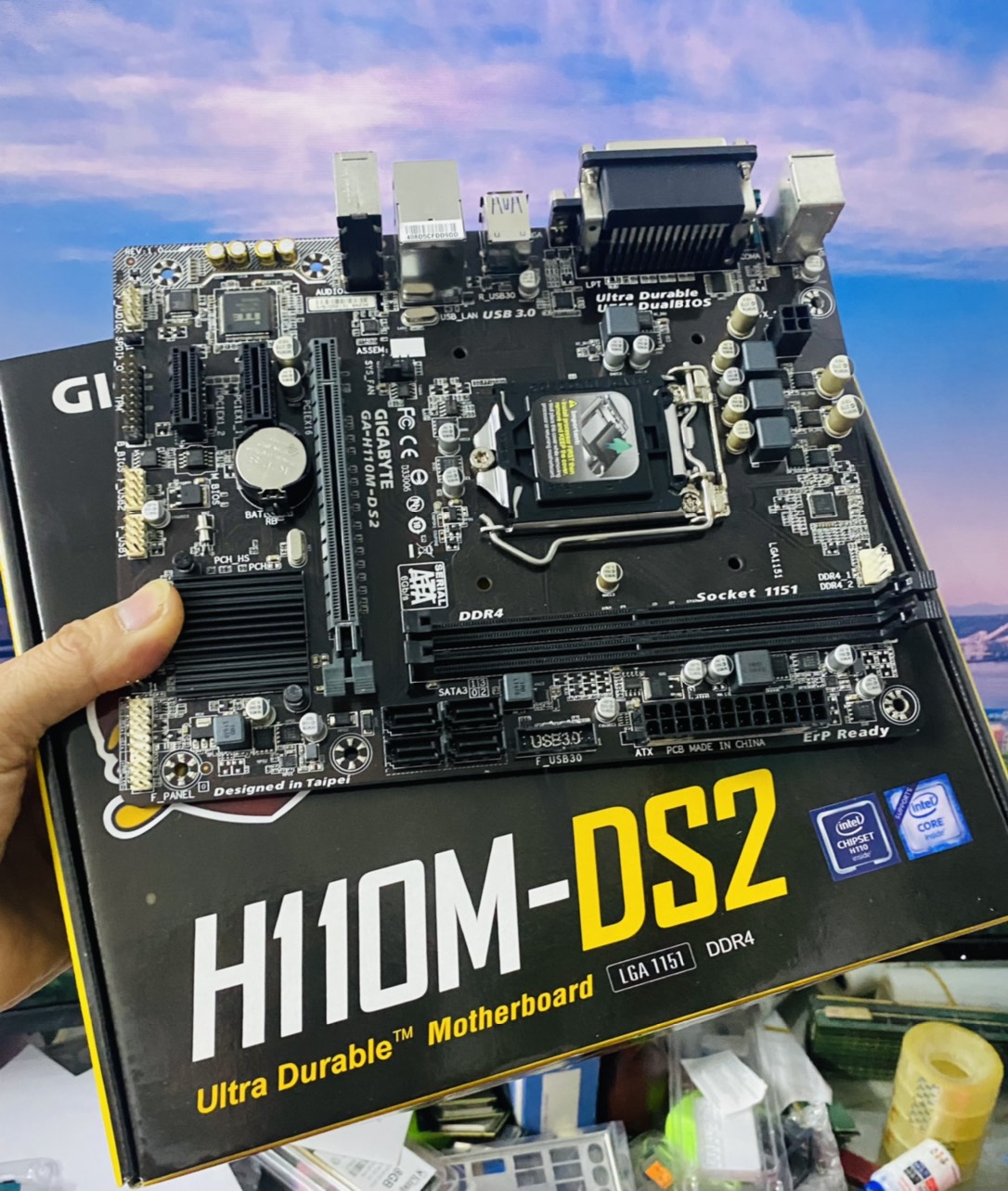 Bo Mạch Chủ Mainboard Gigabyte H110M-DS2 - Hàng Chính Hãng