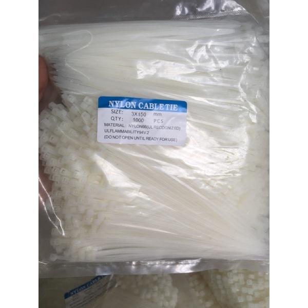 Dây thít nhựa, dây rút nhựa đầy đủ kích thước từ 100mm đến 500mm