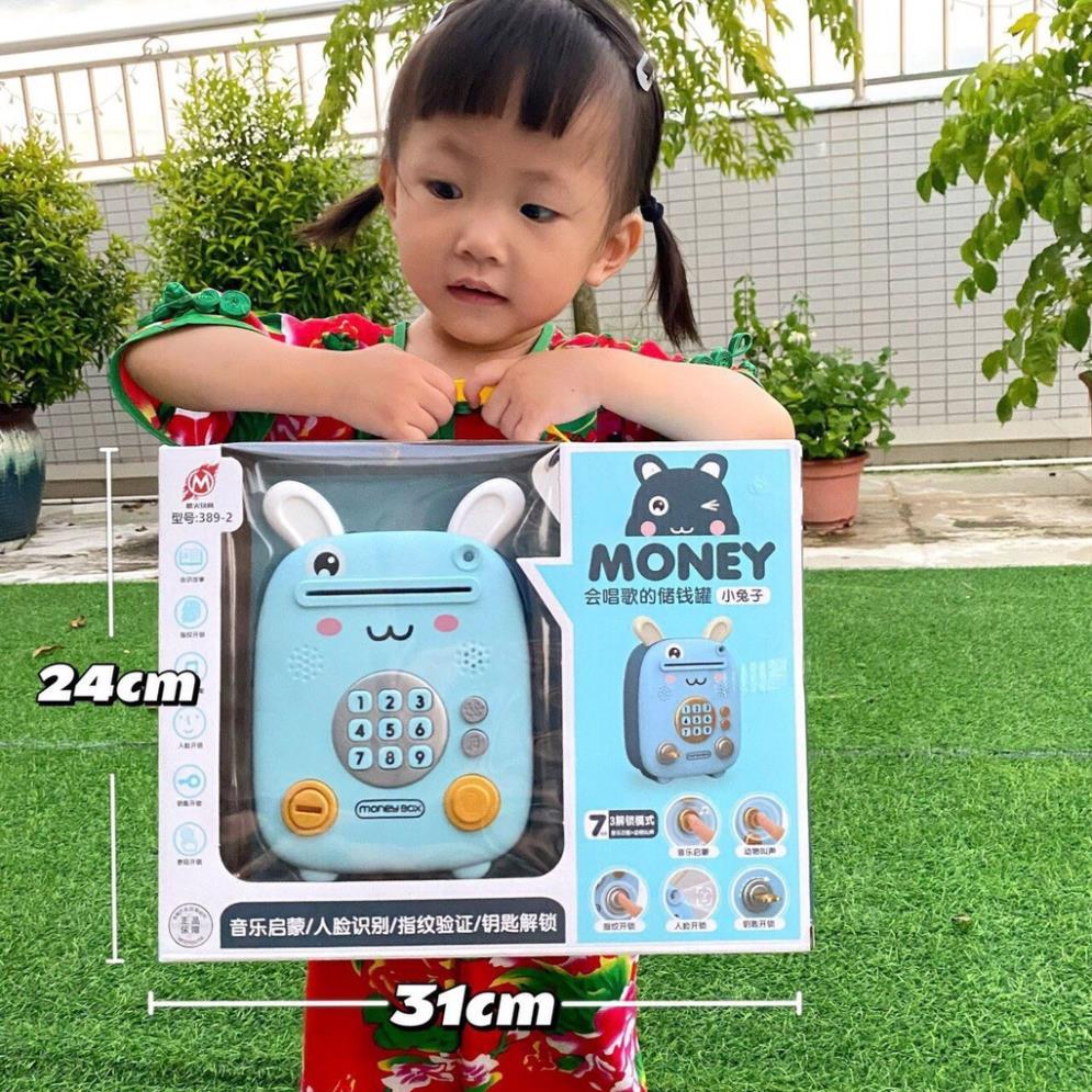 Két đựng tiền mini cho bé yêu, Hộp tiết kiệm mini có khóa, Heo bỏ tiền-Lợn bỏ tiền tiết kiệm- Hàng cao cấp