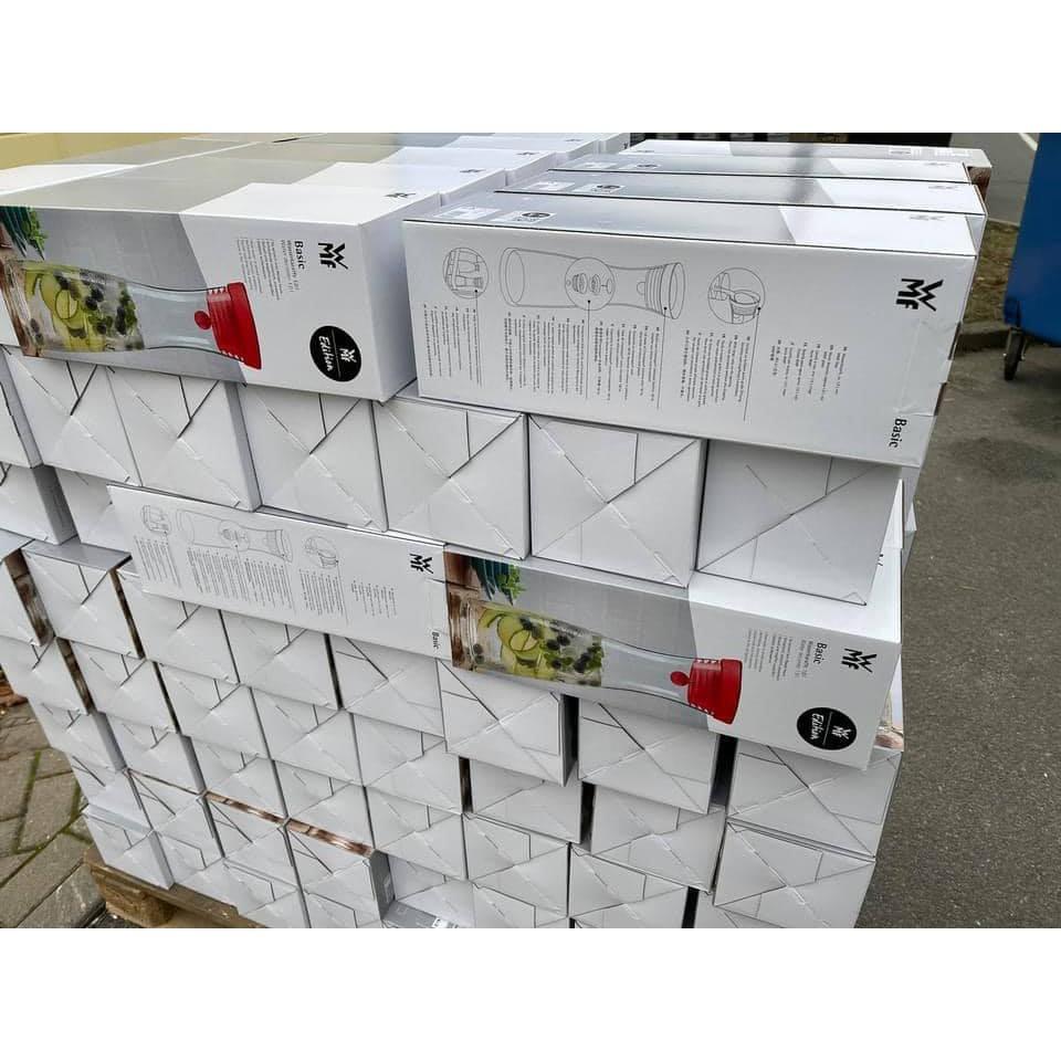 BÌNH NƯỚC THUỶ TINH WMF BASIC 1 lít MÀU ĐỎ SIÊU ĐẸP