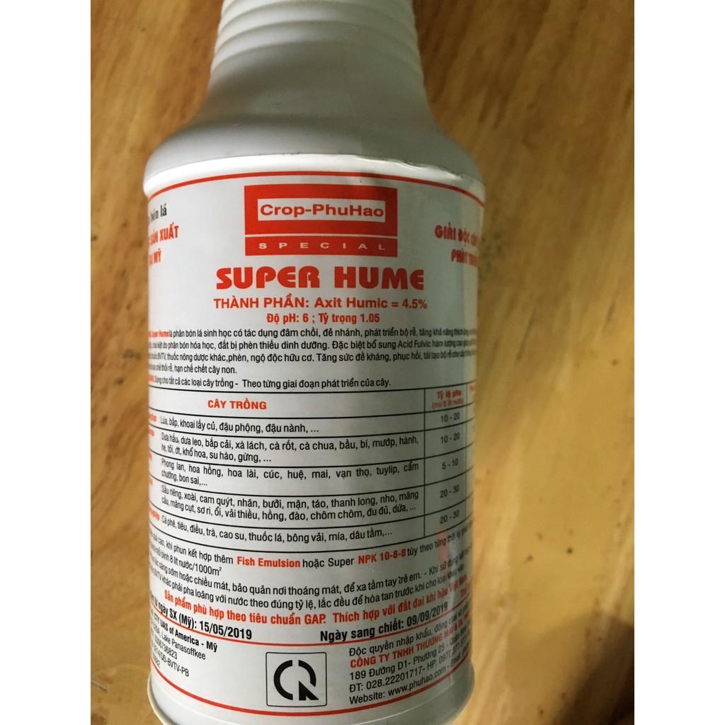 Phân bón lá Super Hume Phát triển và dưỡng bộ rễ 250ml