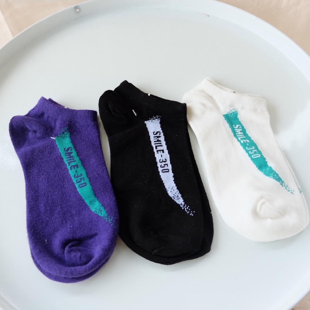 Tất Vớ Cao Cổ Tổng Hợp Lẻ Tất Cổ Ngắn In hình Hoạ Tiết Hàn Nhật Nam nữ Cute Cotton Thu Đông Phong Cách Ulzzang