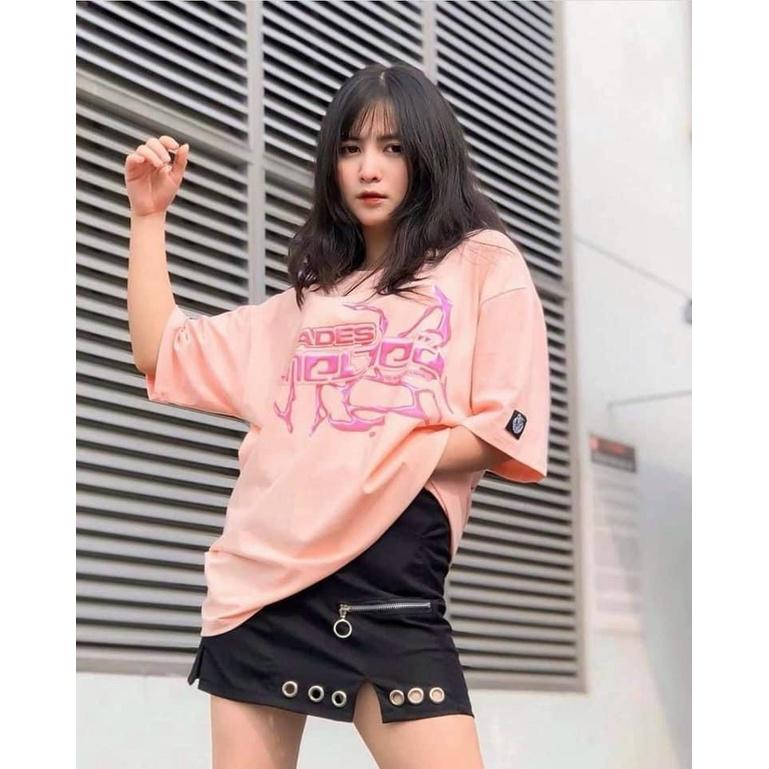 Áo thun unisex tay lỡ form rộng Hades Melting Gum cực chất || Hany Shop