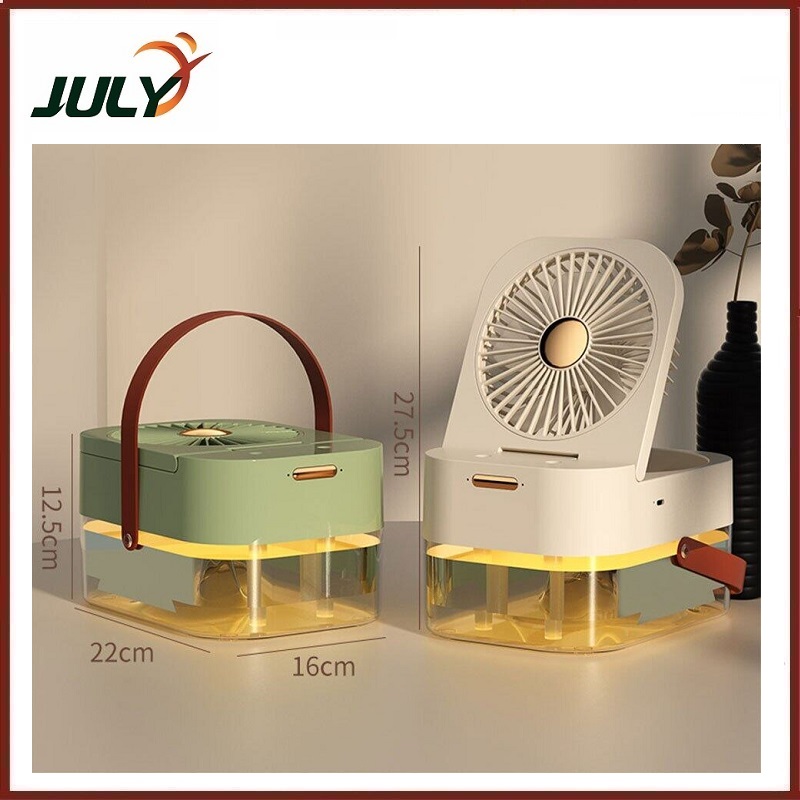 QUẠT HƠI NƯỚC PHUN SƯƠNG Q7 TẠO ẨM  - JL - MÀU NGẪU NHIÊN