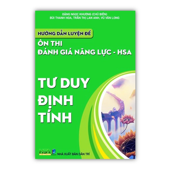 Sách - Hướng dẫn luyện đề - ôn thi Đánh giá năng lực - HSA Phần Định tính