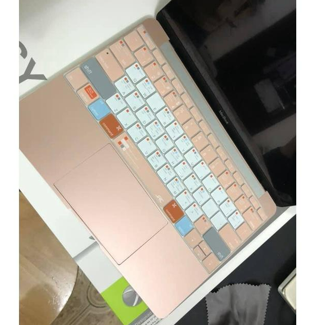 Phủ Phím Dành Cho Macbook Bản ShortCut ( Orange )