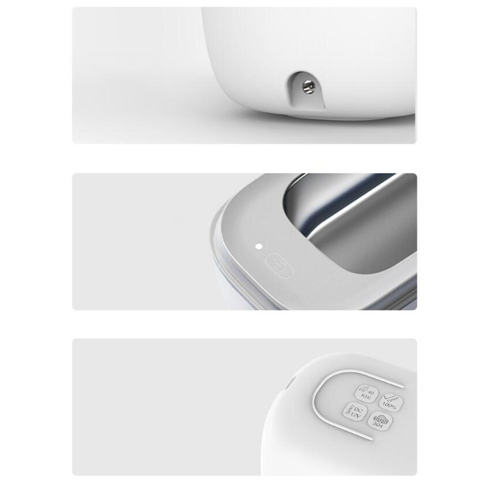 Portable Ultrasonic Jewelry Cleaner Machine. for Dentures Necklaces Jewelry