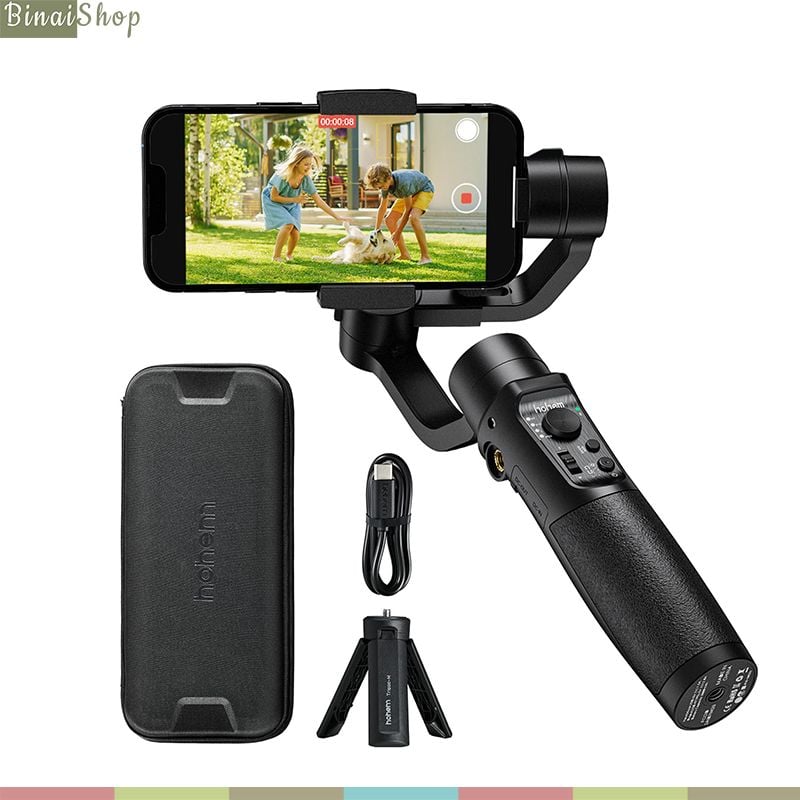 Hohem ISteady Mobile + (New Version) - Gimbal Chống Rung Dành Cho Điện Thoại, Nhận Diện Khuôn Mặt, Theo Dõi Chuyển Động, Hoạt Động 13 Giờ