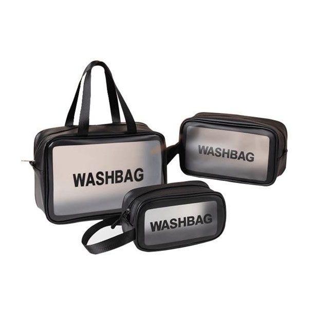 TÚI ĐỰNG MỸ PHẨM, ĐỒ TRANG ĐIỂM ĐI DU LỊCH WASHBAG TRONG SUỐT, CHỐNG THẤM NƯỚC HL008