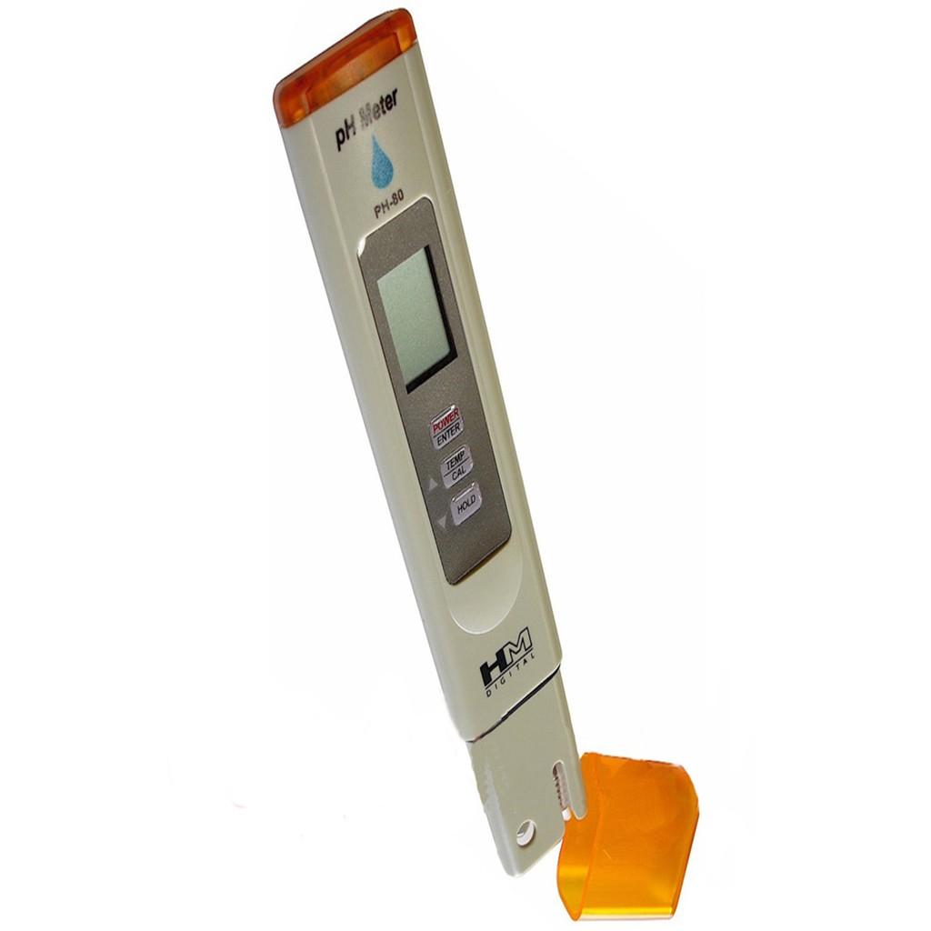 Máy đo PH nước và nhiệt độ PH80 đo độ PH hồ cá, ao tôm, nước tưới cây, nuôi thủy sản, kiểm tra nguồn nước sạch nhập Khẩu