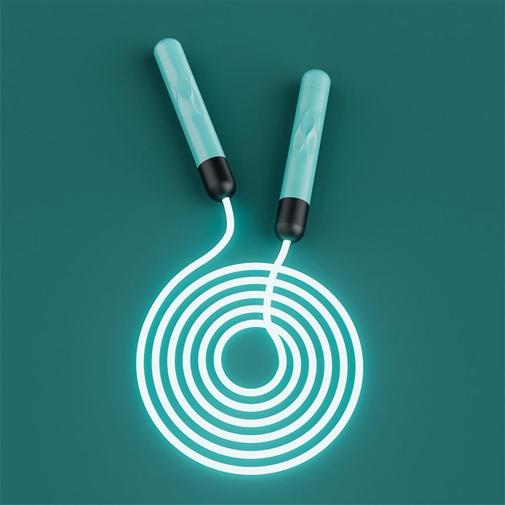 2x Glowing Skipping Rope Children Students Fitness Exercise Jump Ropes