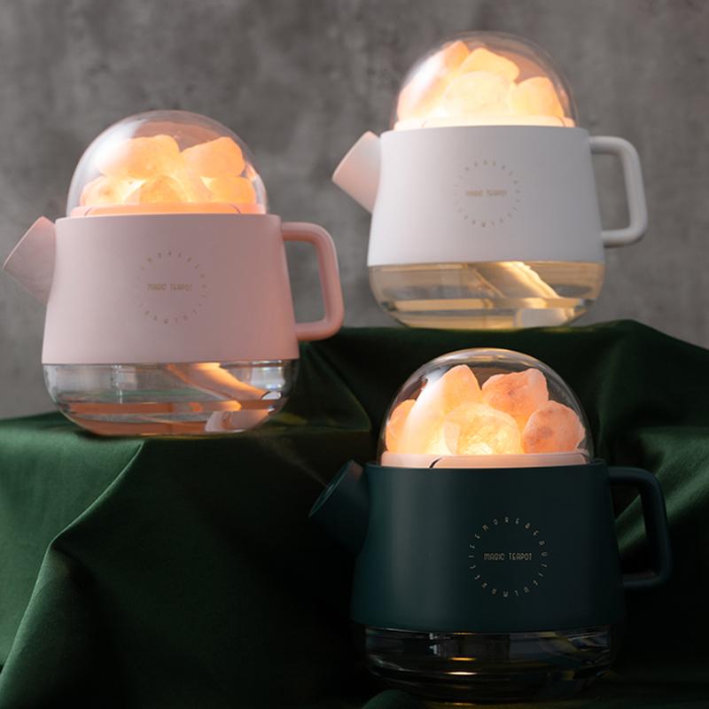 Pha Lê Aromatheraphy Máy Phun Sương Tạo Độ Ẩm USB Không Dây Tinh Máy Khuếch Tán Tinh Dầu Mini Không Humidificador Với Bầu Không Khí Đèn Cho Gia Đình