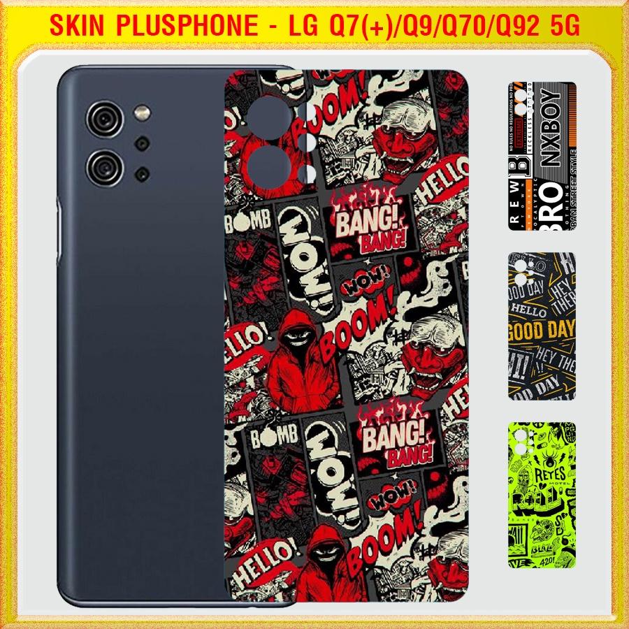 Dán Skin cho điện thoại LG Q7, Q7 Plus (Q7+), Q9, Q70, Q92 5G in hình nhiều mẫu hot, độc lạ