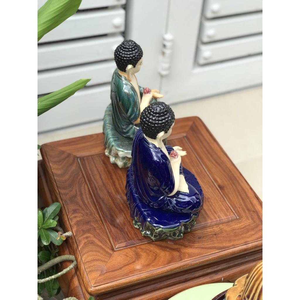 Tượng Phật Gốm Sứ Thủ Công Nam Bộ Trang Trí Decor
