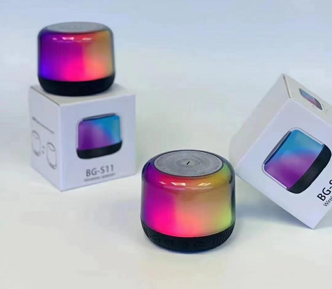 Loa Bluetooth Mini Không Dây TWS Di Động Ngoài Trời Hộp Âm Thanh Hifi 3D LED Rgb Ánh Sáng Cuộc Gọi Âm Thanh Thẻ TF Máy Nghe Nhạc USB Type-C Color: 2PCS