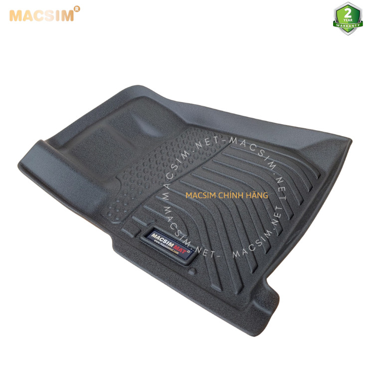 Thảm lót sàn xe ô tô Isuzu D-max 2021+ Nhãn hiệu Macsim chất liệu nhựa TPE cao cấp màu đen