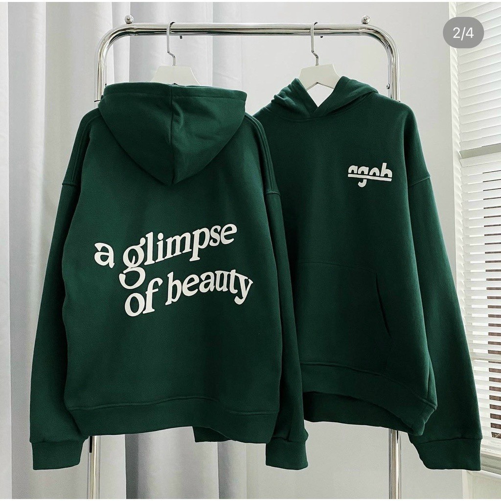 Áo Hoodie In Chữ YE MUST BE BORN AGAIN - AGOB - Khoác Nỉ Nam Nữ Có Nón Mũ Chống Nắng - Thu Đông