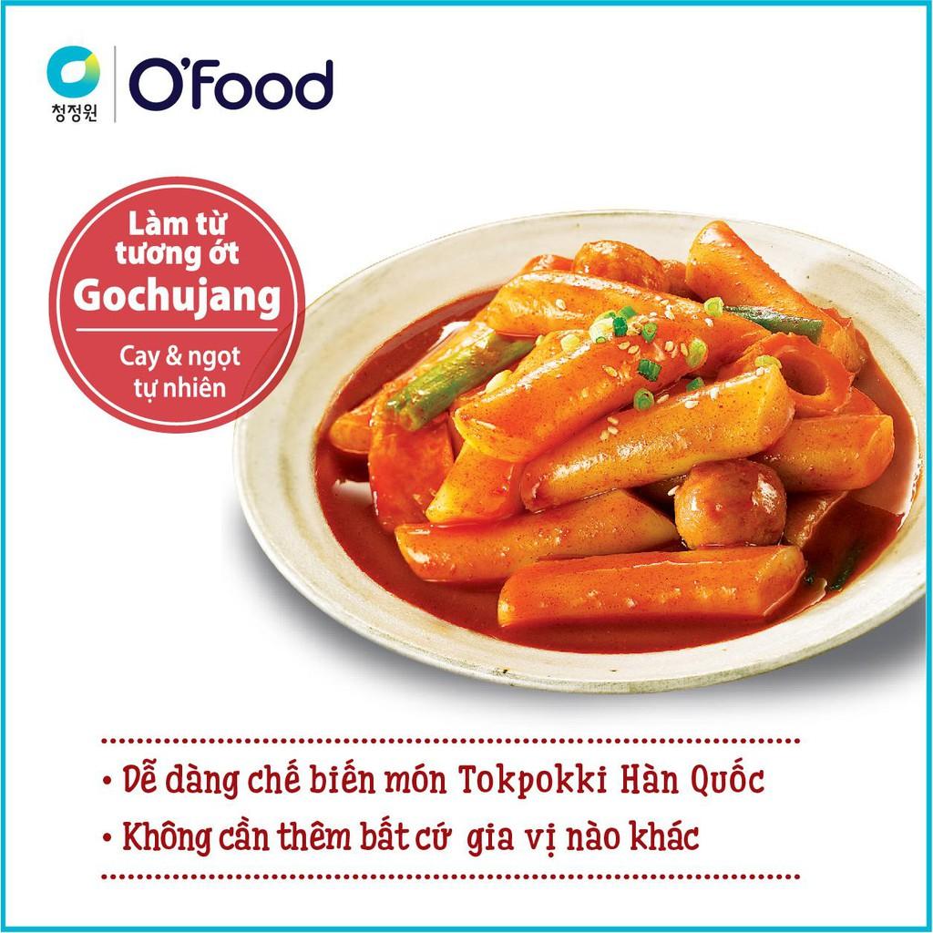 Sốt tokbokki / tokpokki Hàn Quốc O'Food 120g, vị truyền thống và phô mai cay