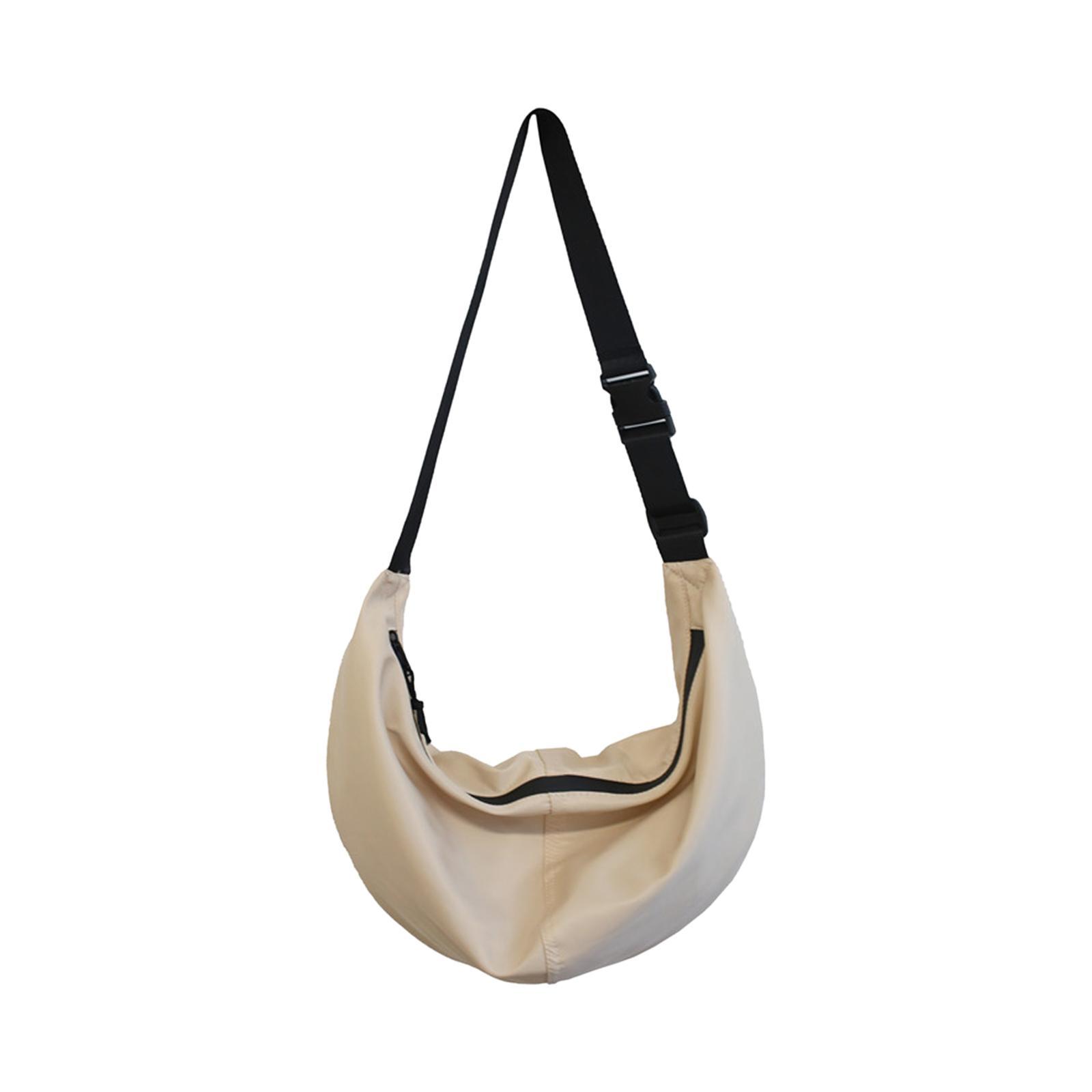 Shoulder Bag Handbag Adult Unisex Casual Shoulder Daypack Pouch Large Capacity Crossbody Bag Dumpling Bag for Outdoor Vacation Walking Beach