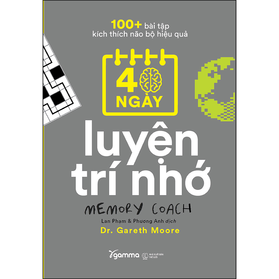 100 Bài Tập Kích Thích Não Bộ Hiệu Quả 40 Ngày Luyện Trí Nhớ Sách Bản Quyền