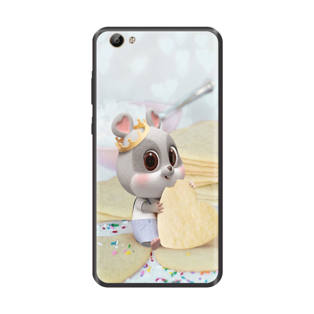 Ốp lưng TPU viền dẻo cho điện thoại VIVO Y66 Hình Chuột Tết 2020 Mẫu 13
