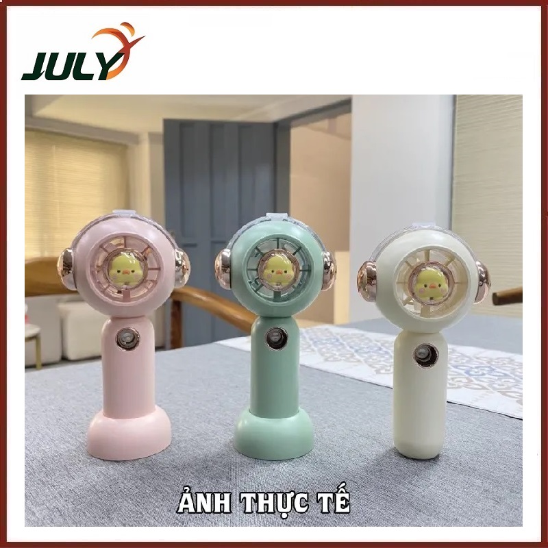 QUẠT MINI FAN DM-53 CẦM TAY PHUN SƯƠNG - JL - MÀU NGẪU NHIÊN