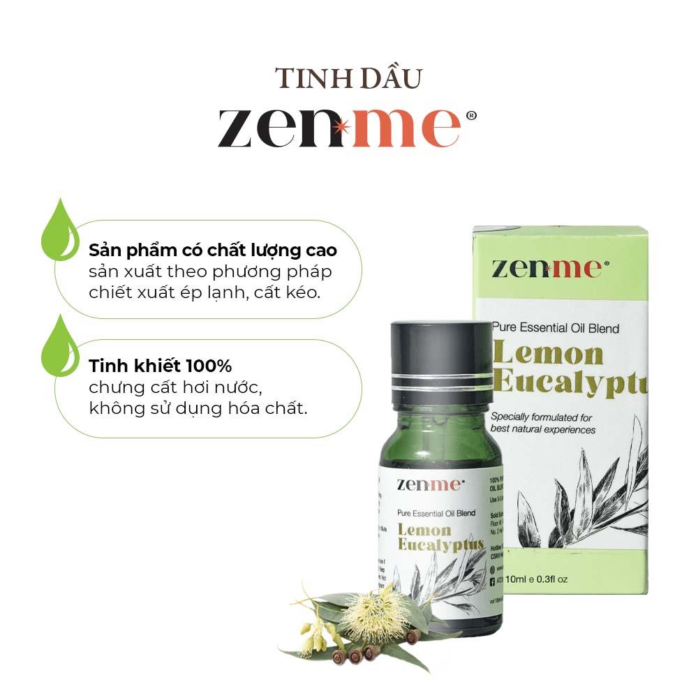 Tinh dầu tinh chất Zenme Bạch Đàn Chanh giúp ức chế tích tụ chất độc, hỗ trợ bài tiết độc tố qua gan và thận...