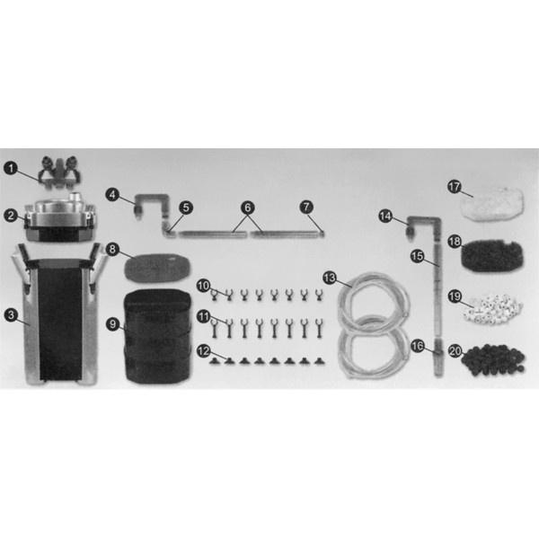 Máy lọc Atman DF 700 - Lọc thùng Df700 cho bể cá - External Filter DF-700- Lọc cao cấp cho hồ cá thuỷ sinh-shopleo