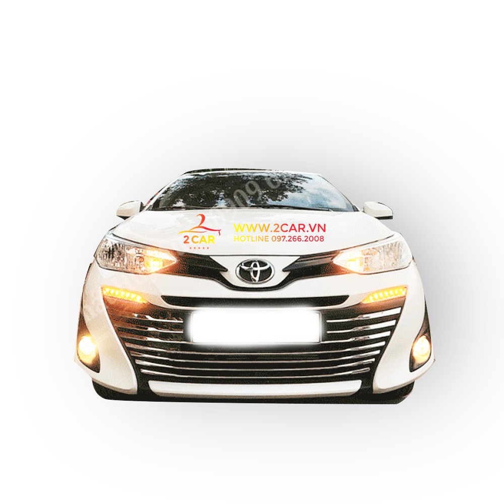 Ốp trang trí mặt ca lăng xe TOYOTA VIOS 2019- 2022, ốp mặt calang, ca lang dưới xe Vios, inox cao cấp