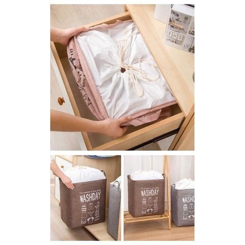 TÚI ĐỰNG ĐỒ CHĂN MÀN KHUNG SẮT WASDAY