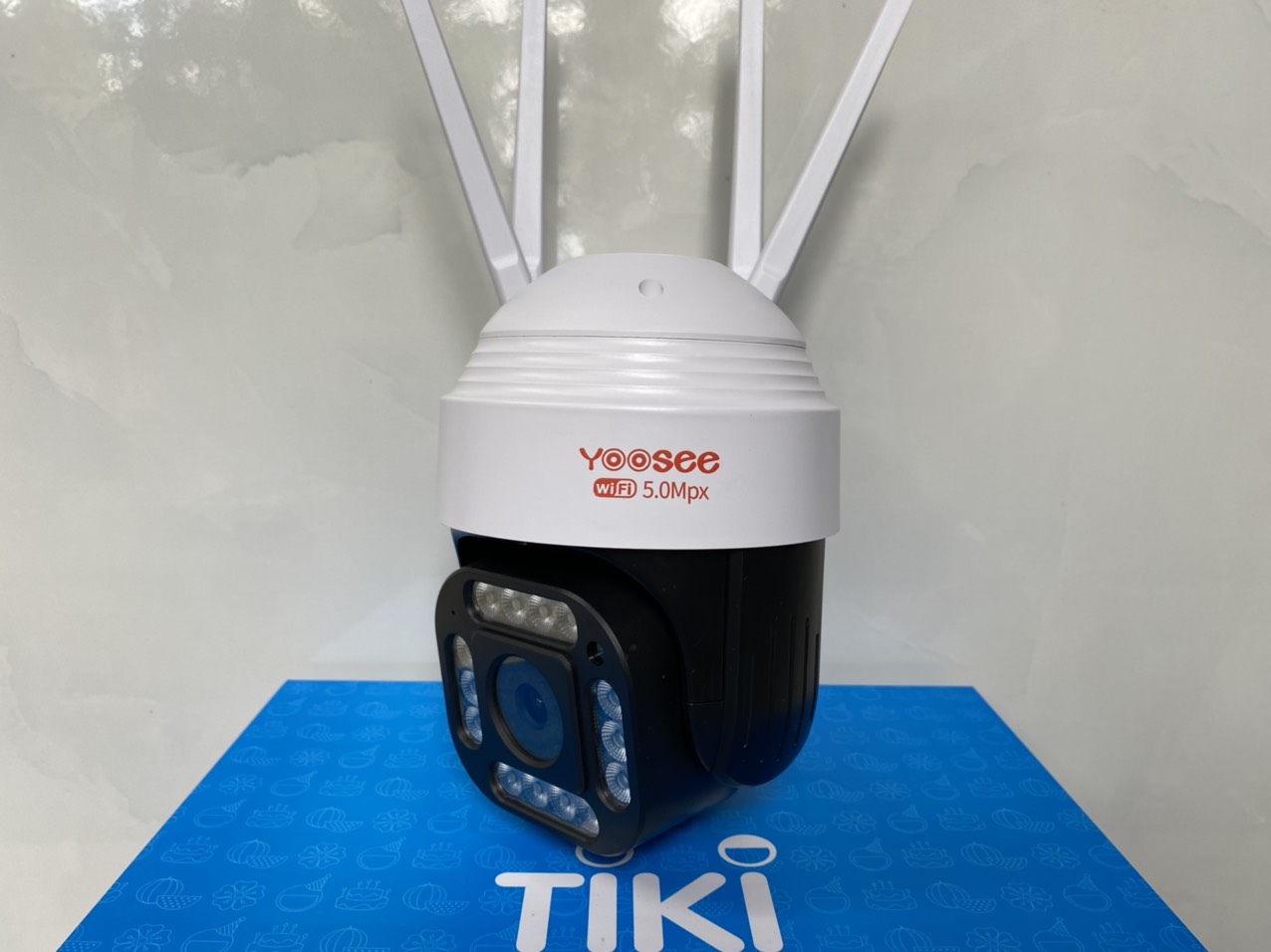 CAMERA WIFI "YOOSEE" 4 râu 14 LED 5.0 MPX CỰC SÁNG. CẢNH BÁO CHỐNG TRỘM - Hàng chính hãng