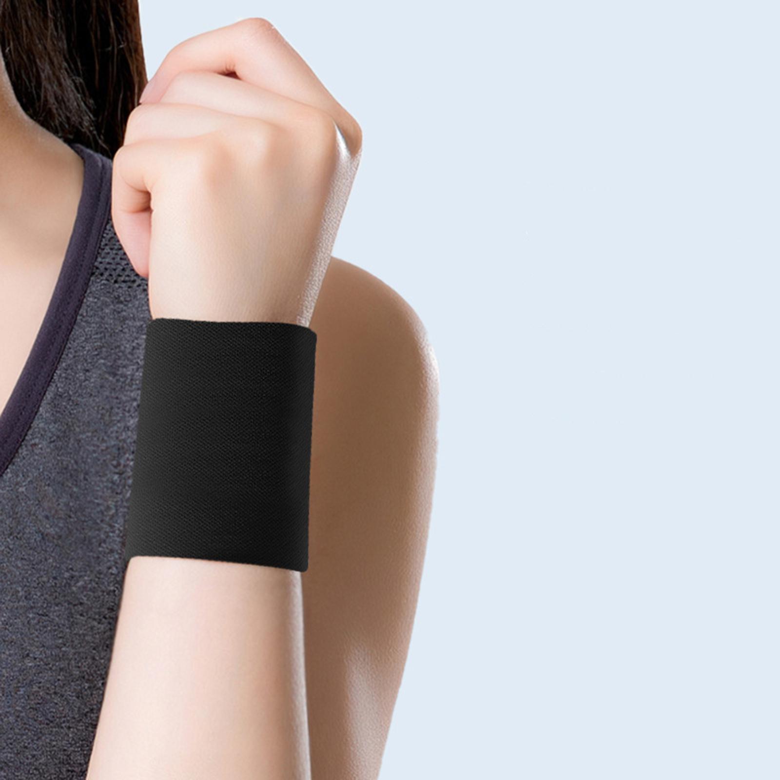 Compression Wrist Sleeves Wrist Band 3D Woven Elastic Breathable Wrist Brace Wrist Support Sleeve for Sports Gym Typing Tennis Work