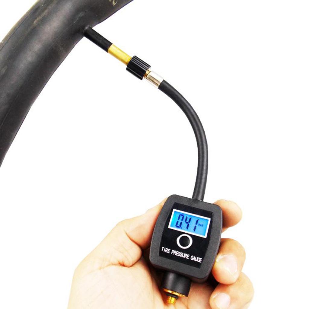 Digital Tyre Pressure Gauge Tire Indicator for Bike Motorcycle E-Bicycle