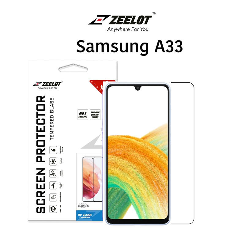 Dán Cường Lực dành cho Samsung A33 ZEELOT Full - Hàng Chính Hãng