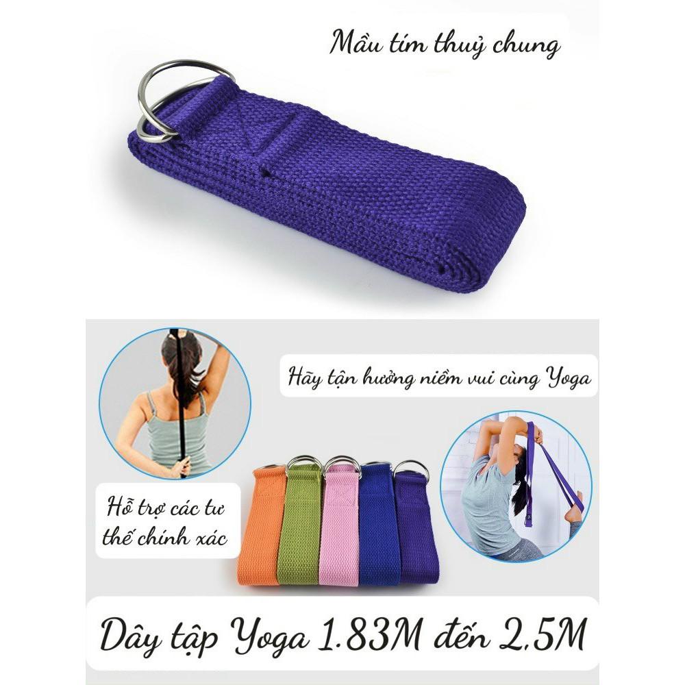 DÂY TẬP YOGA COTTON - dài 2.5 mét -Yoga An Viên