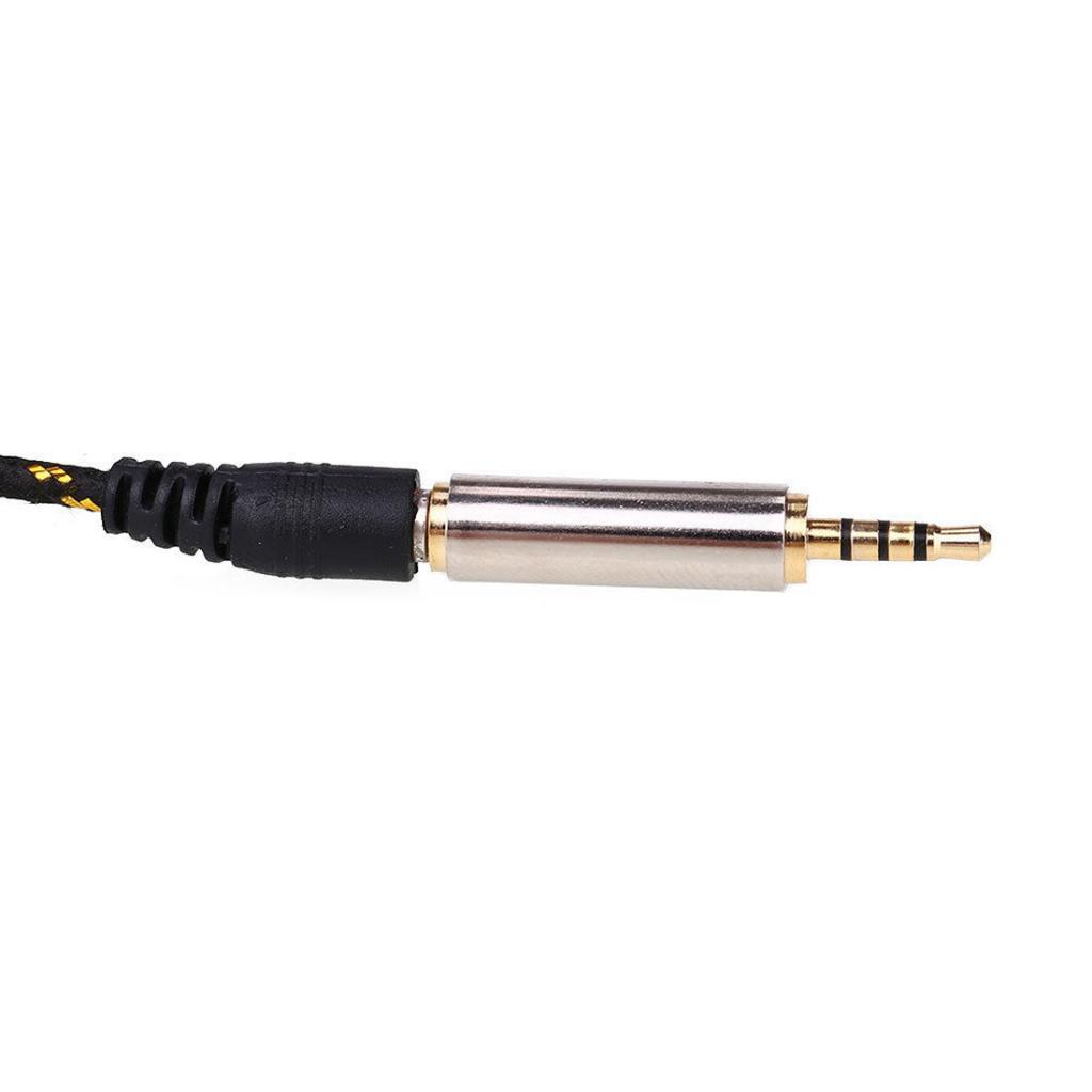 New 2.5mm Male To 3.5mm Female Audio Adapter+3.5mm Male To Male Spring Cable
