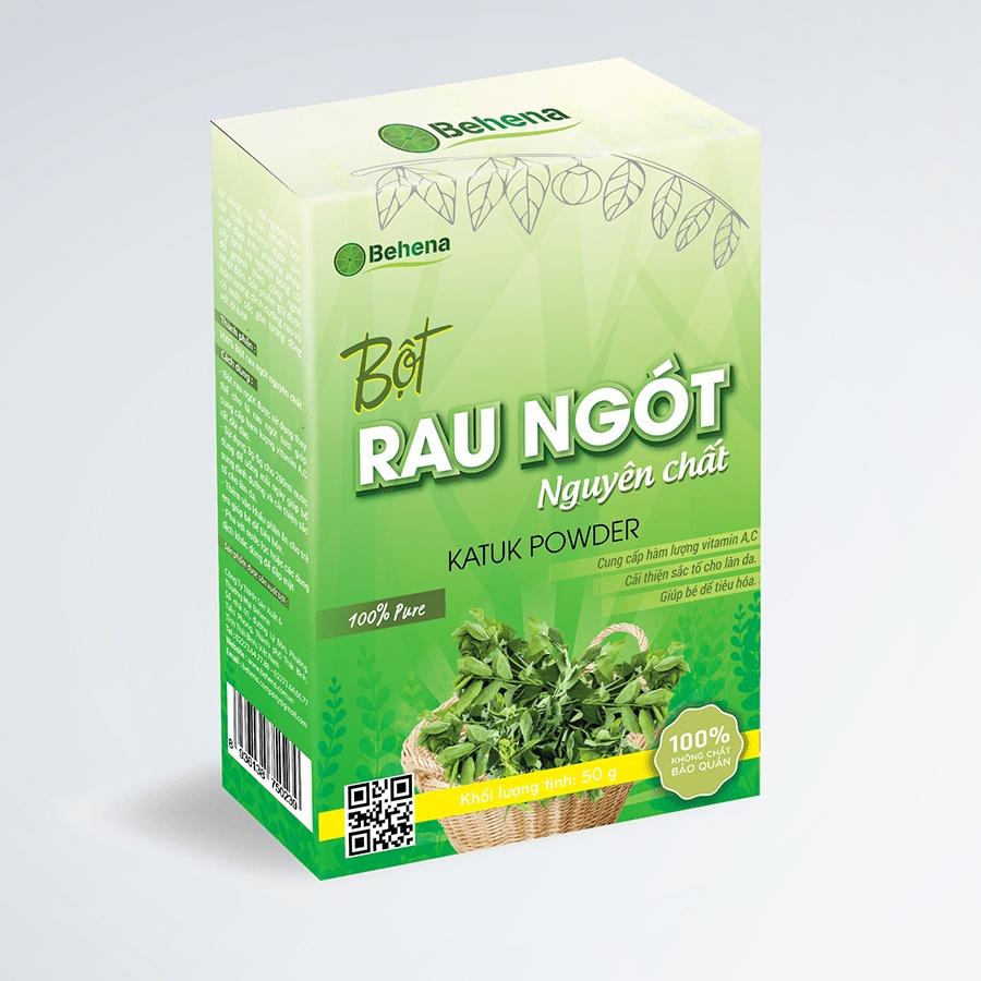 Bột Rau Ngót Nguyên Chất Sấy Lạnh Behena (Hộp 50g)