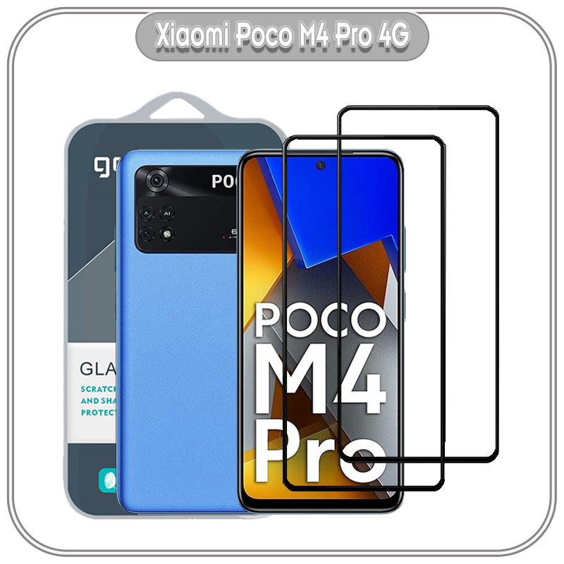 Bộ 2 miếng cường lực GOR Full 2.5D cho Xiaomi Poco M4 Pro 4G - Hàng nhập khẩu
