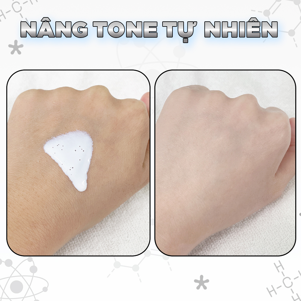 [Nâng Tone Tự Nhiên, Kiềm Dầu] - Kem Chống Nắng Chống Ánh Sáng Xanh Cho Da Dầu Mụn, Da Nhạy Cảm SPF 50+ PA+++ GUO 30 ml