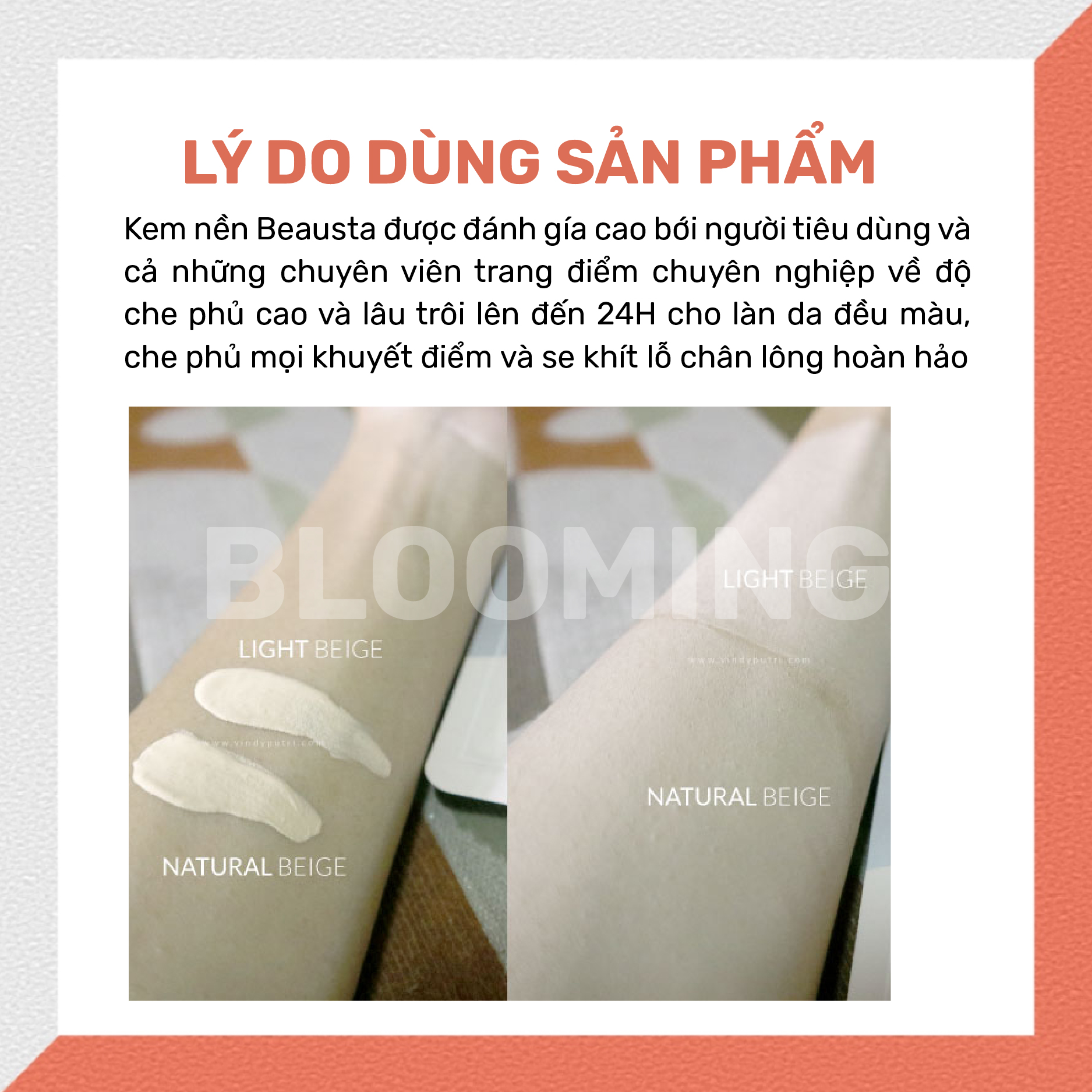 Kem nền trang điểm Beausta Perfect Cover BB Cream màu sáng Light Beige 10ml