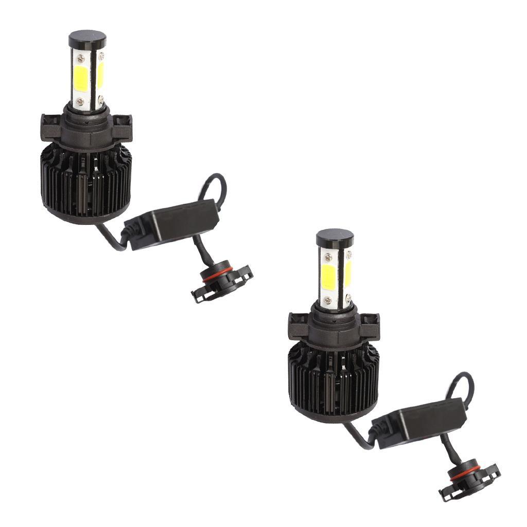 High Quality 2Pcs Car LED COB Headlight Fog Work Light Lamp DRL