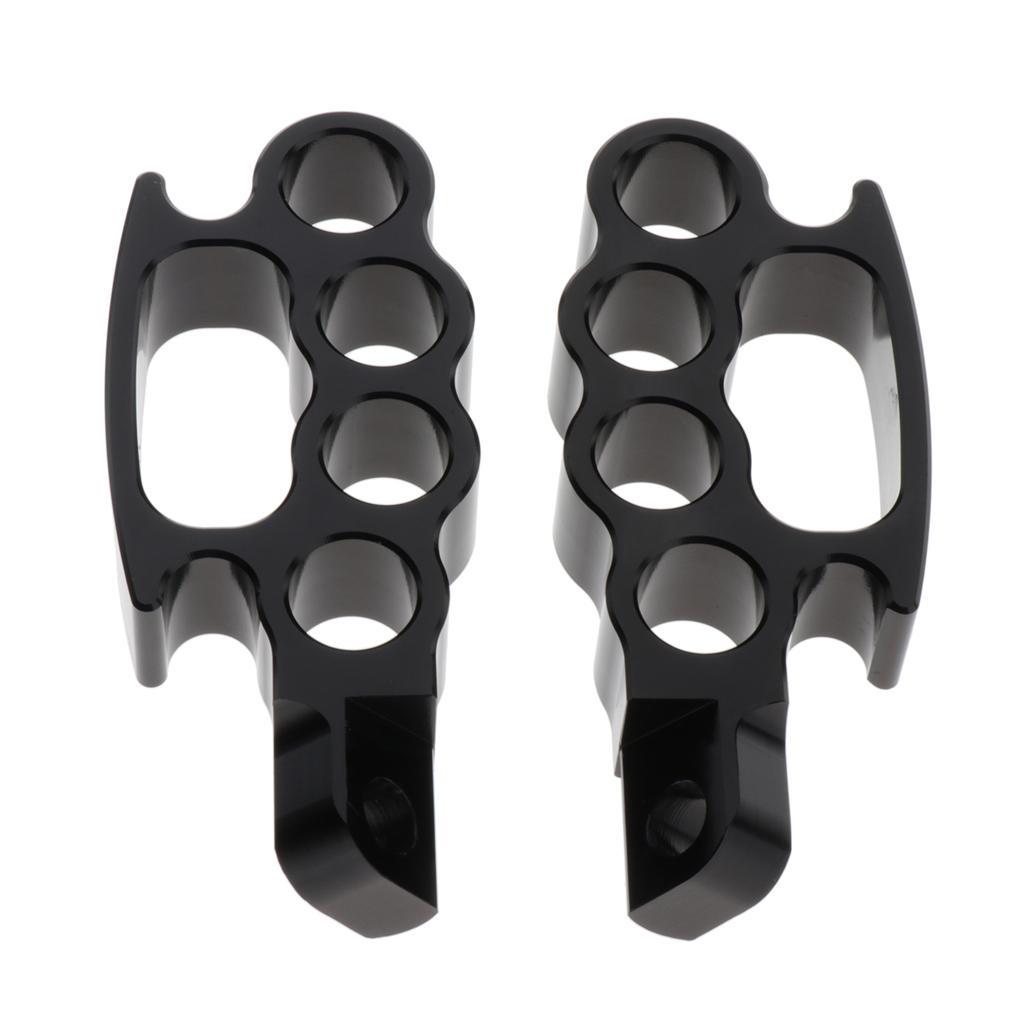 2-Pair Foot Pegs Foot Rest Footpegs Motorcycle Bike Universal For