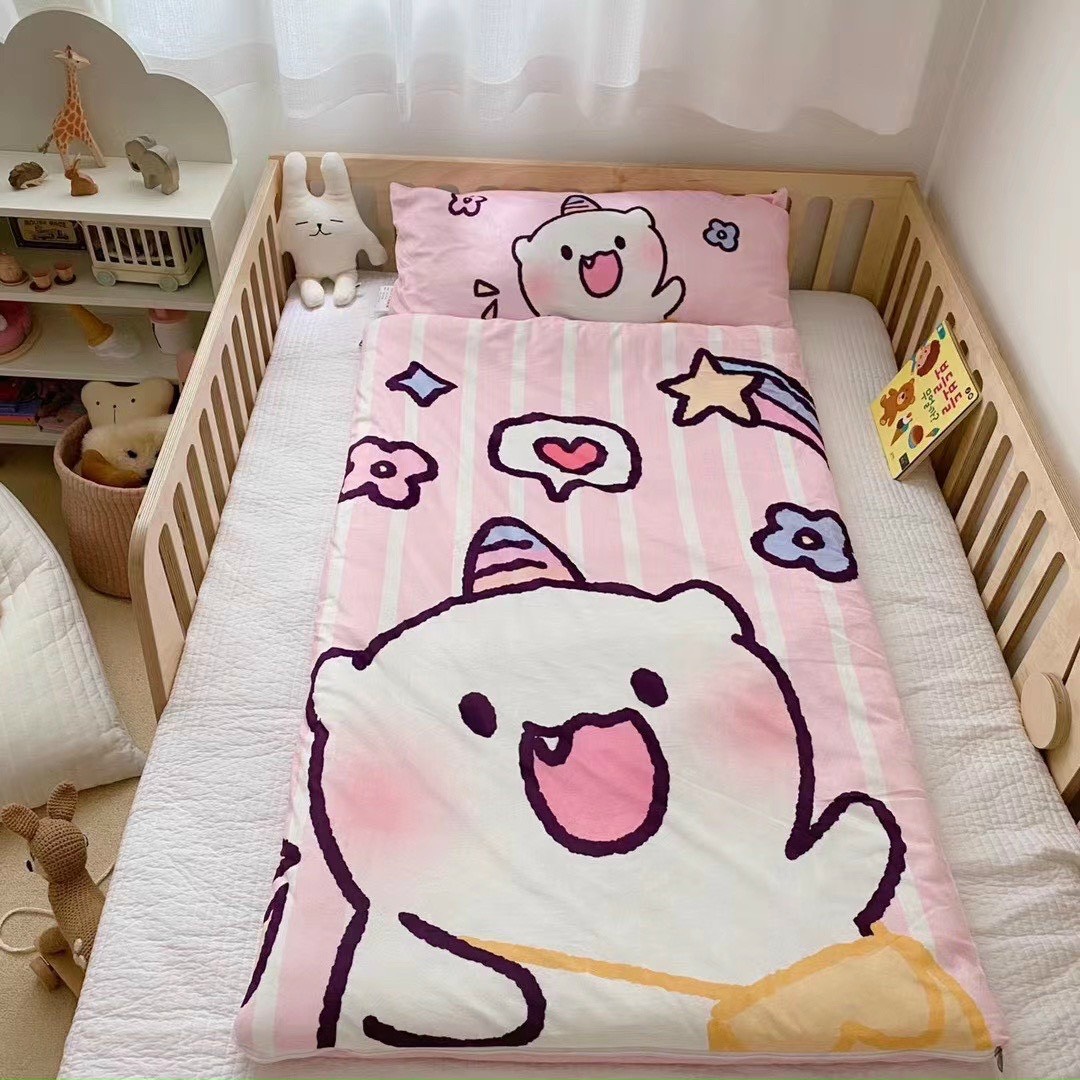 Túi Ngủ Ủ Ấm Cho Bé Vải Nỉ Co Dãn 4 Chiều
