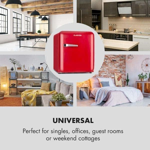 Tủ Lạnh KLARSTEIN AUDREY MINI RETRO, Dung Tích 48L, Tiện Bảo Quản Thực Phẩm, Mỹ Phẩm, Đồ Uống, Nhập Đức, BH 12 Tháng