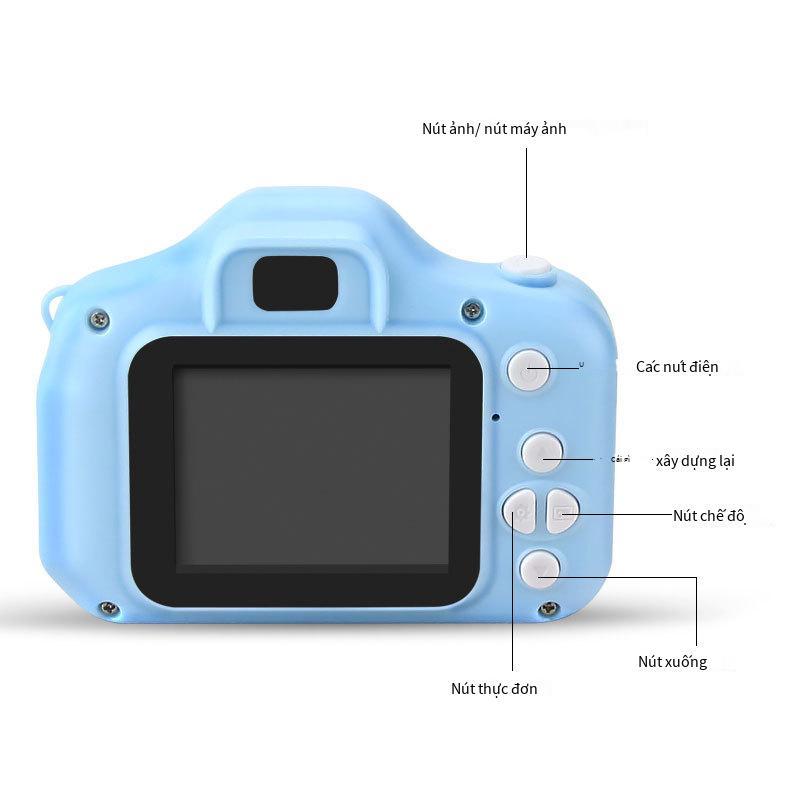 Máy ảnh trẻ em K2 phong cách mới nhất có thể chụp ảnh và quay video đồ chơi máy ảnh kỹ thuật số bé trai và bé gái SLR mini quà tặng khuyến mãi