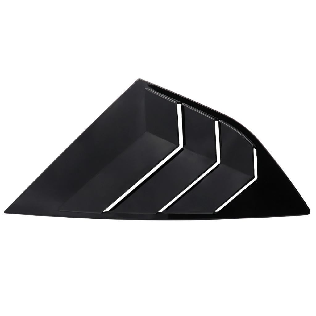 Pair Car Window Blinds Side Trim Decoration for Ford Focus ST RS MK3 2012-18
