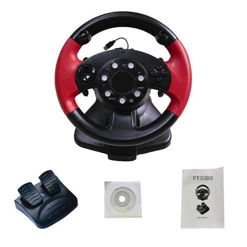 Tay Cầm Dạng Vô Lăng Chơi Game Cho Ft33D3 D7 Series Ps 3 / Ps 2 / Pc