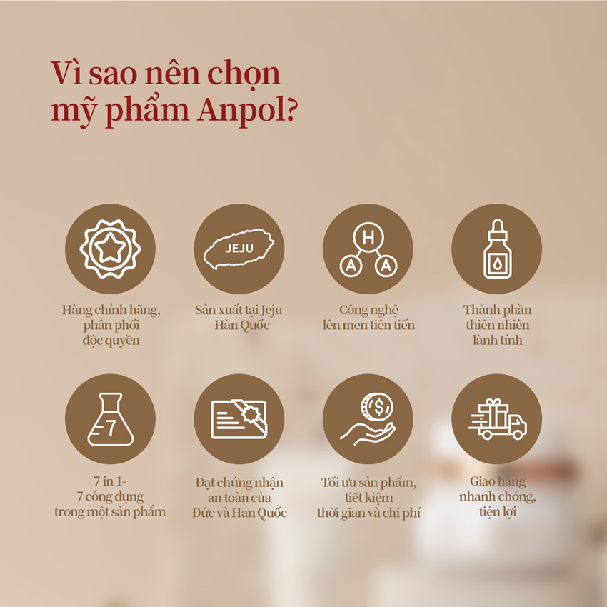 Bộ Mỹ Phẩm Thiên Nhiên Chăm Sóc Da Chuyên Sâu Cao Cấp Hàn Quốc Anpol Secrer Multi Healer (50ml) Giúp Dưỡng Trắng Và Chống Lão Hoá Dành Cho Mọi Loại Da